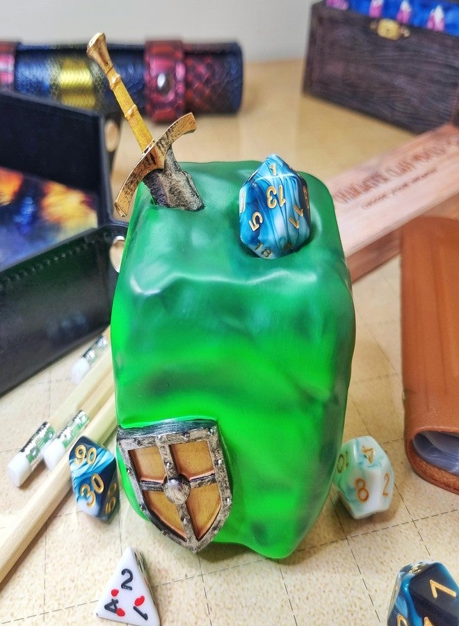 POWER BEAST DND Dice Jail Gelatinous Cube, Dice Jail Prison, Time Out Gelatinous Cube, Punish Your Polyhedric Dice, D&D, Dungeon Master, Dungeons and Dragons. - Image 5